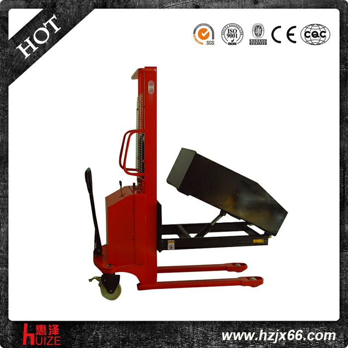 可傾斜倒料半電動堆高車 可傾斜倒料半電動堆高車