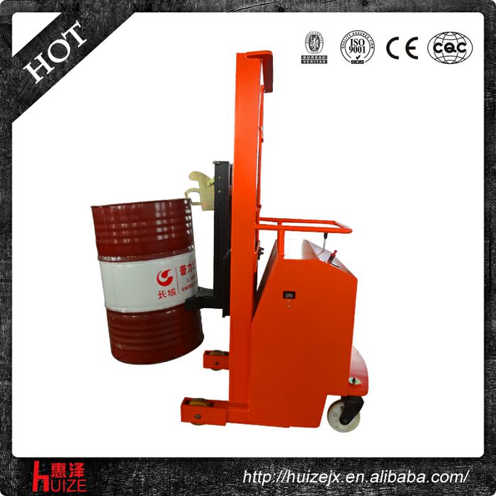 半電動配重油桶車（無底腿，只堆垛，不翻轉）